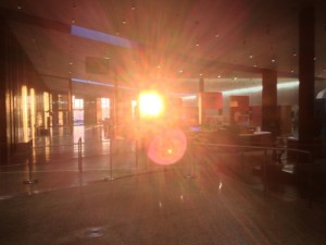 2112 shone a bright light on Northern Ireland tourism. Sunset at the new Giants Causeway Visitor Centre.