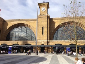 King's Cross Square, with the station clearly visible behind, first time since 1860s