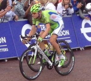 Tour de France cyclists in The Mall, July 7th, 2014