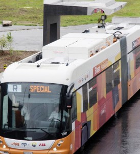 New Geneva trolly under test